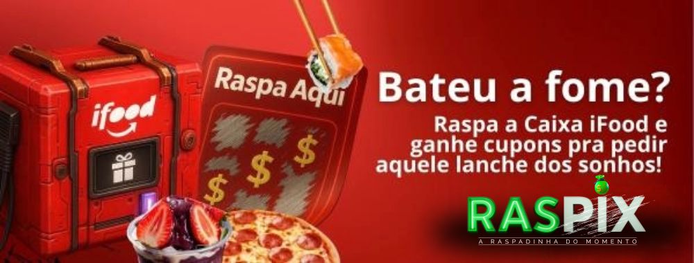 RASPADINHA IFOOD - GIFT DE ATÉ R$500,00